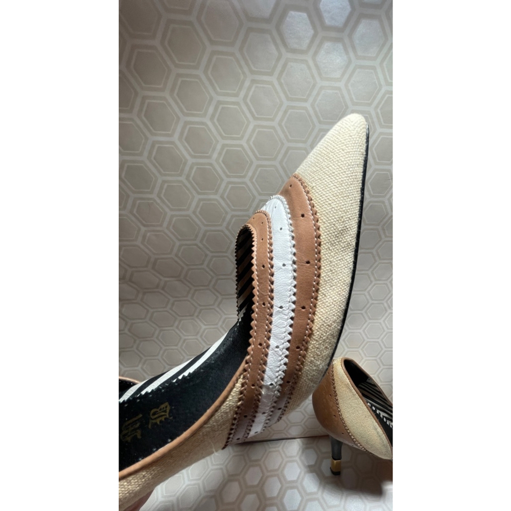 Women's L.A.M.B. Heels Beige & Brown size 9 - Picture 9 of 11